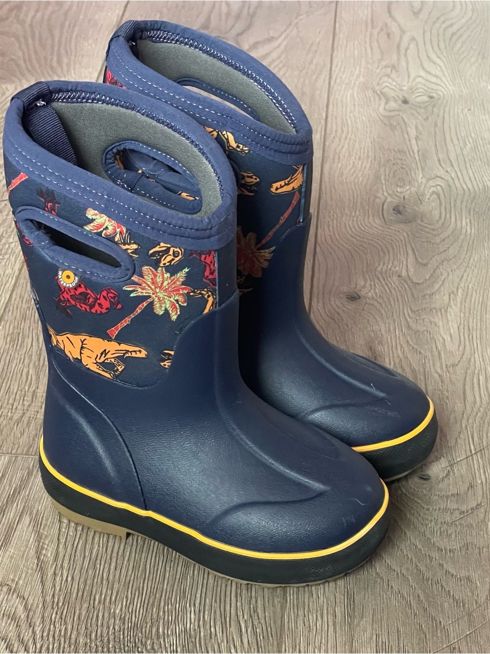 Bogs Kids Classic II Dino Dodo Toddler 9 Waterproof Rain Snow Boots